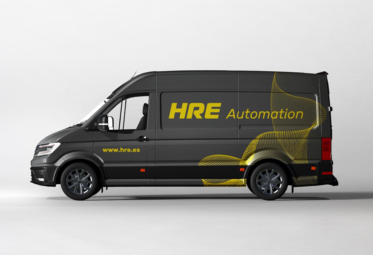 Furgoneta de HRE Automation