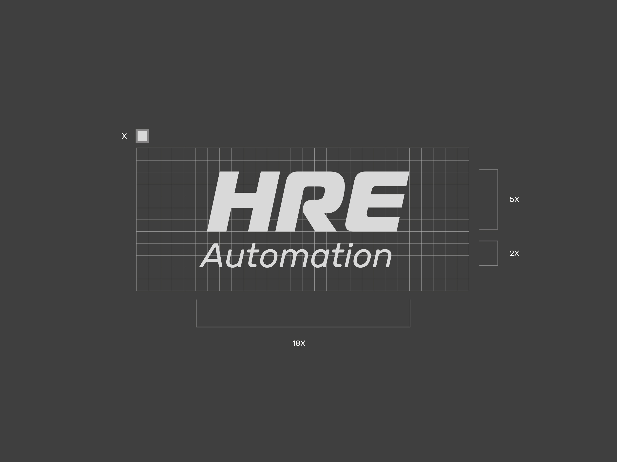 Logo en cuadrícula HRE Automation