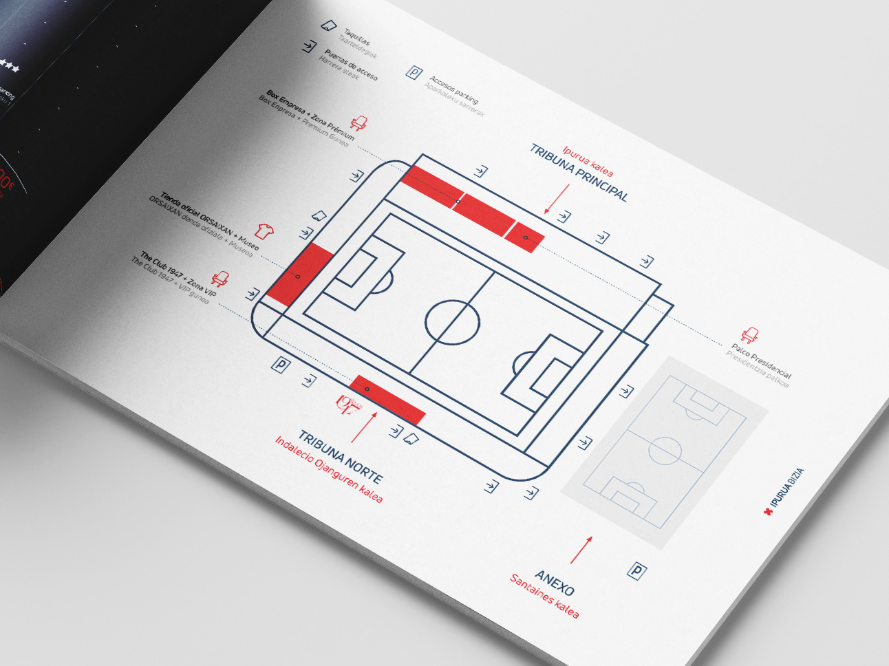 SD Eibar Ipurua Bizirik detalle interior